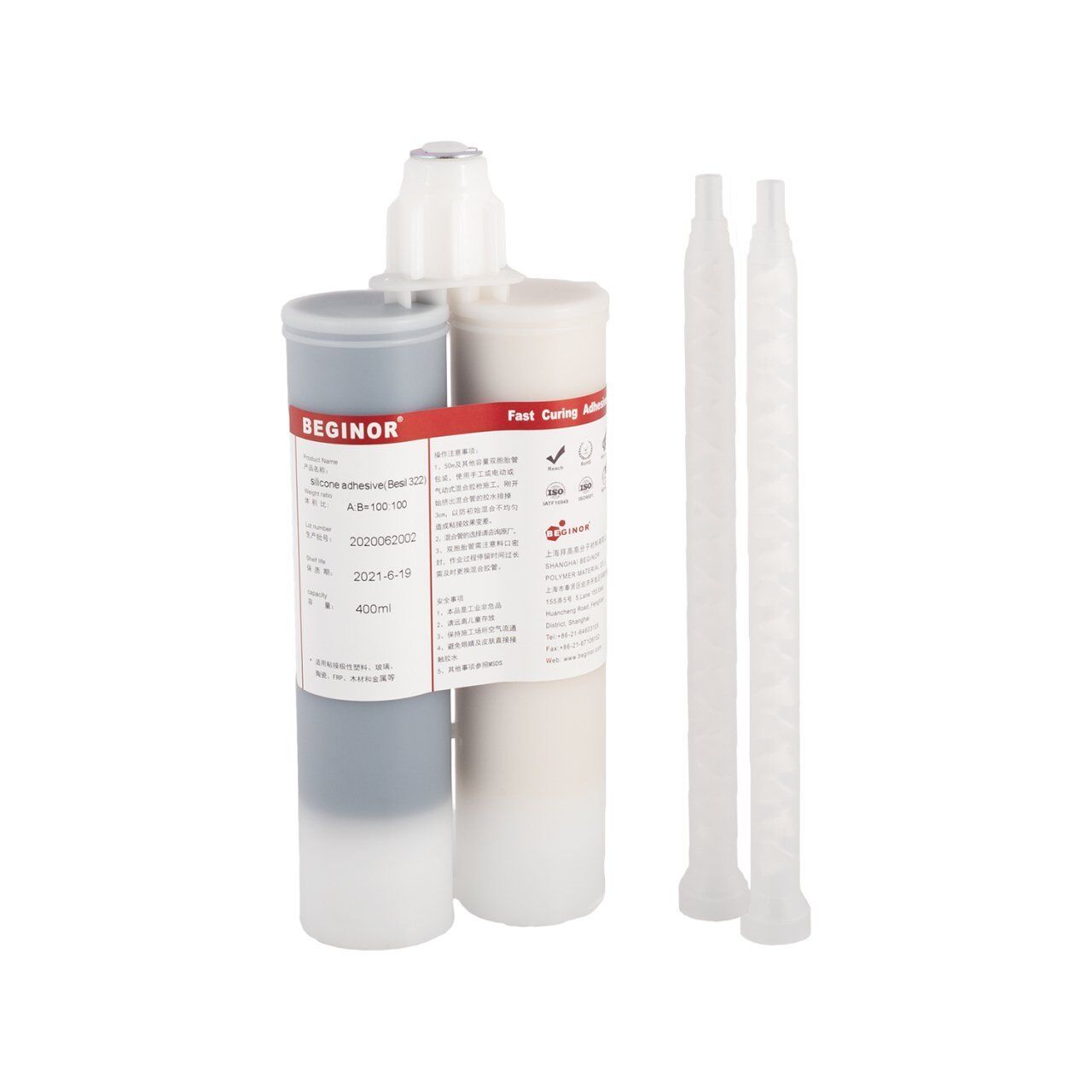 BESIL 322 Çift Komponentli Silikon Potting Dolgu 400ml