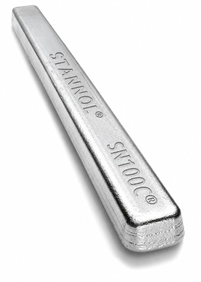 Stannol Sn100C Kurşunsuz Çubuk Lehim 1 kg