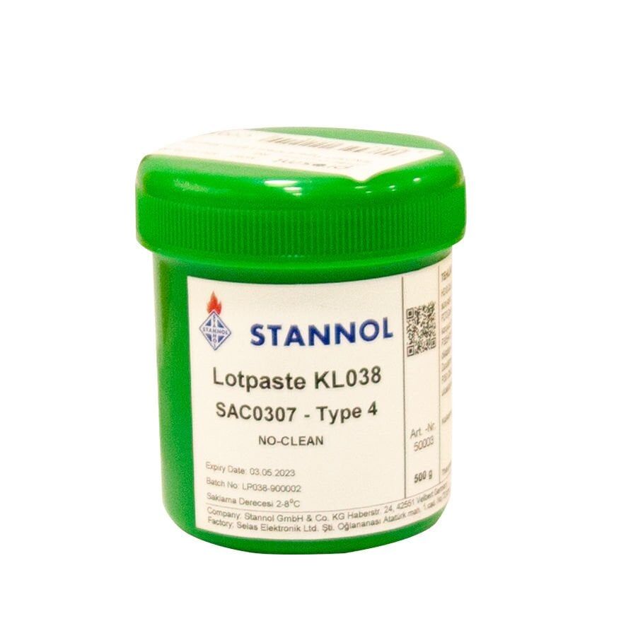 Stannol SAC307 Kurşunsuz Krem Lehim Type 4 (500 gr)