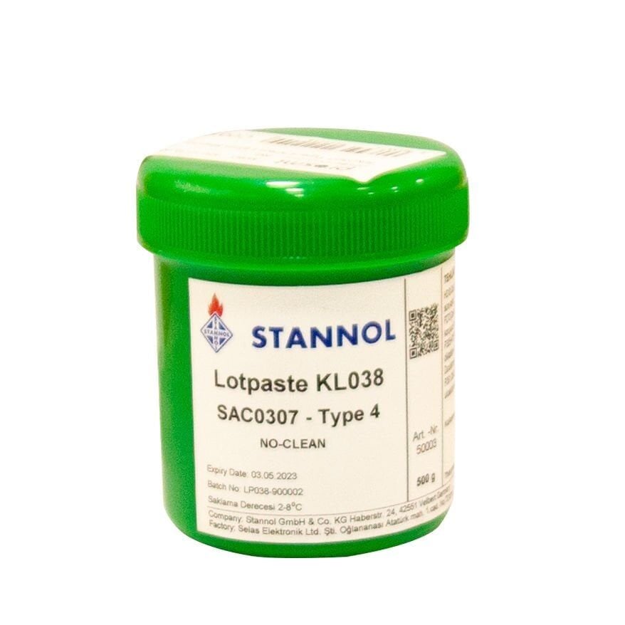 Stannol SAC307 Kurşunsuz Krem Lehim Type 4 (500 gr)