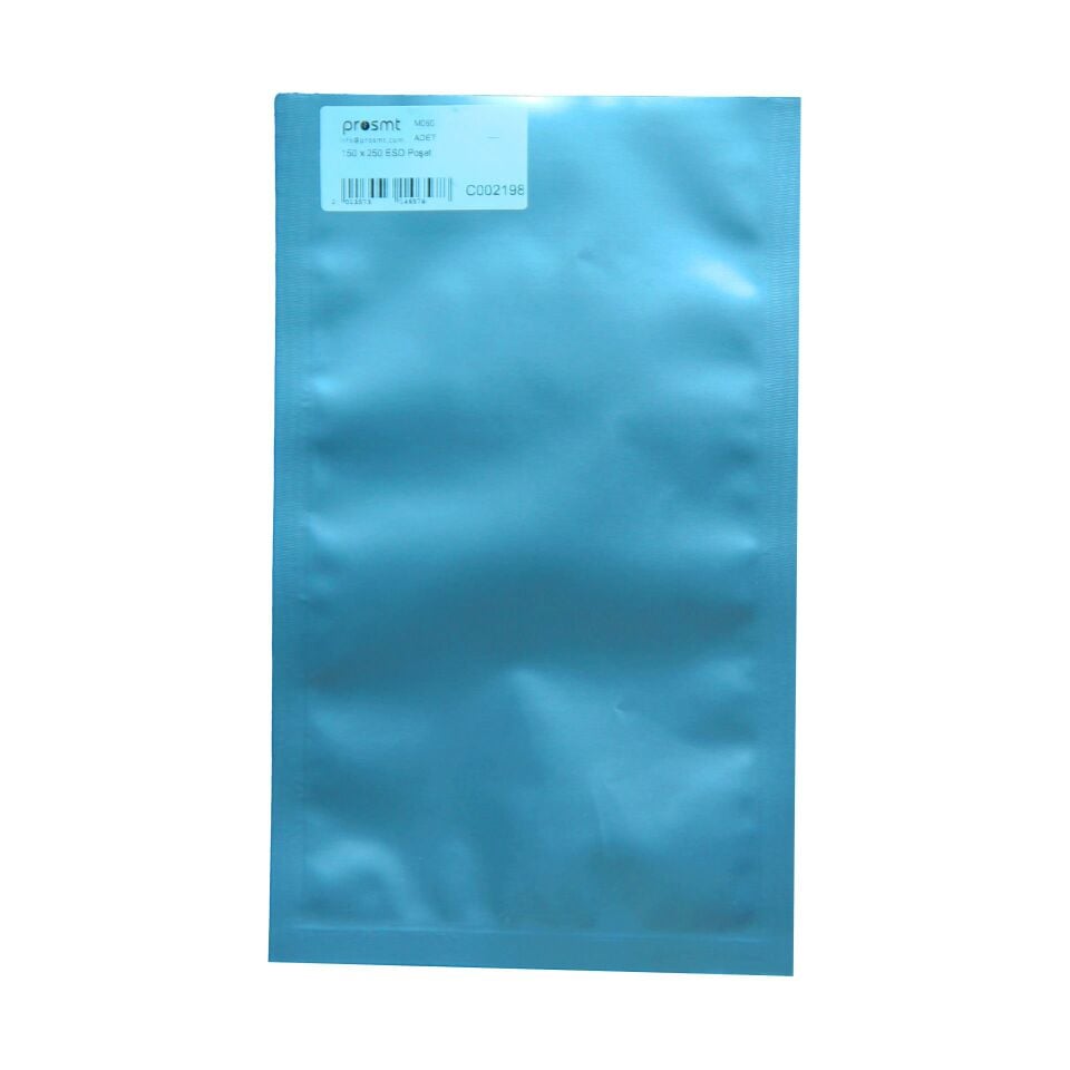 150 x 250 Kilitsiz Antistatik ESD Poşet - 100 Adet