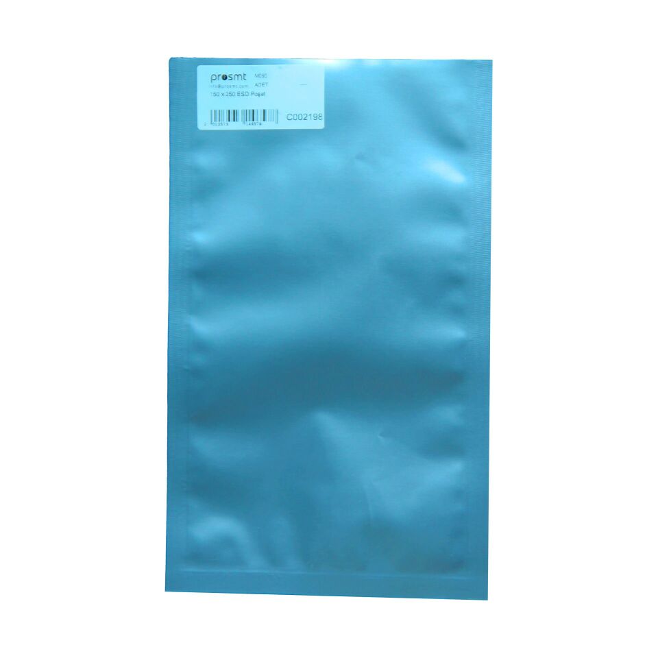 150 x 250 Kilitsiz Antistatik ESD Poşet - 100 Adet
