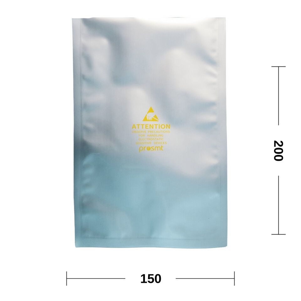 150 x 200 Kilitsiz Antistatik ESD Poşet - 100 Adet