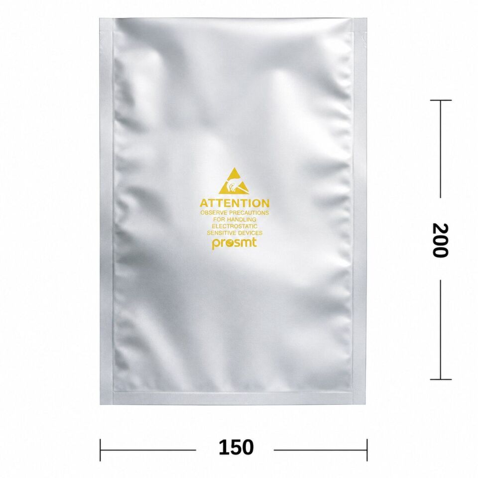 150 x 200 Kilitsiz Antistatik ESD Poşet - 100 Adet