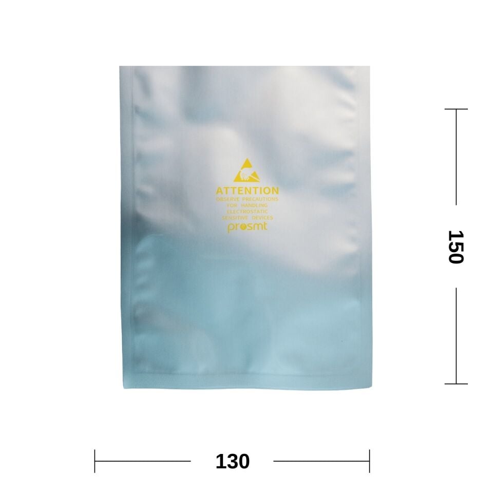 130 x 150 Kilitsiz Antistatik ESD Poşet - 300 Adet