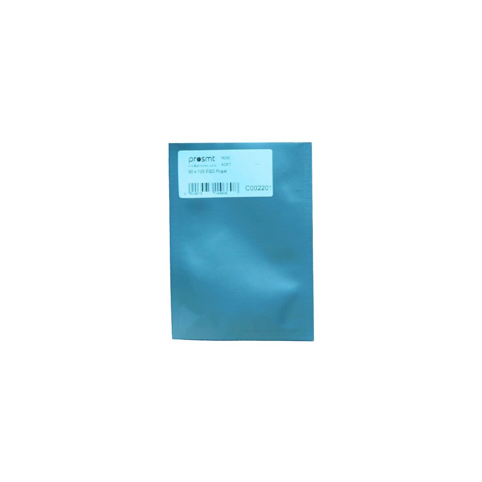 90 x 125 Kilitsiz Antistatik ESD Poşet - 300 Adet