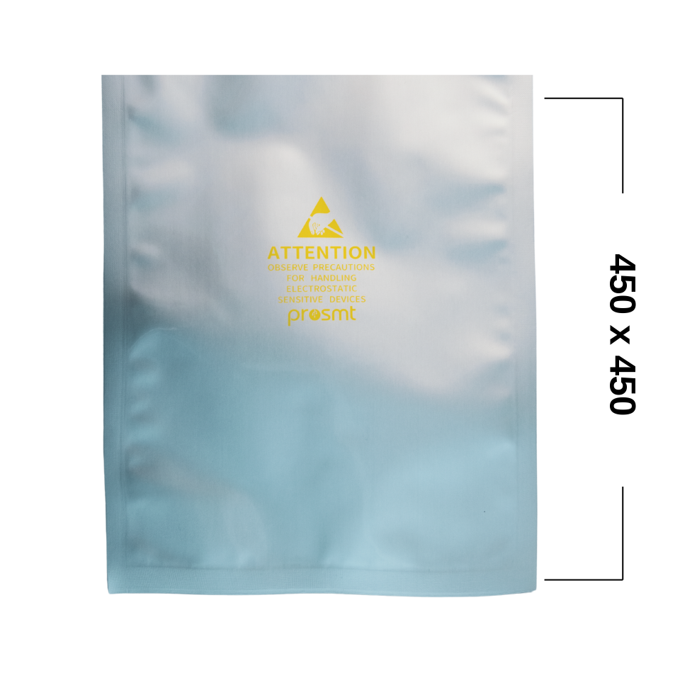 450 x 450 Kilitsiz Antistatik ESD Poşet - 100 Adet