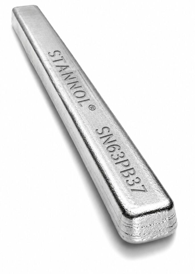 Stannol Sn63Pb37 Kurşunlu Pota Lehimi, Çubuk Lehim 1 kg