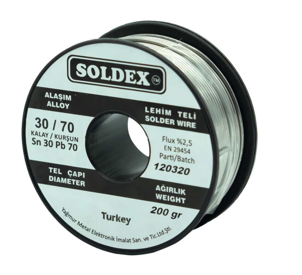 Soldex 1.60mm 200gr Sn30 Pb70 Lehim Teli
