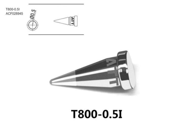 Atten T800-0.5I Havya Ucu - Konik iğne 0.5 mm