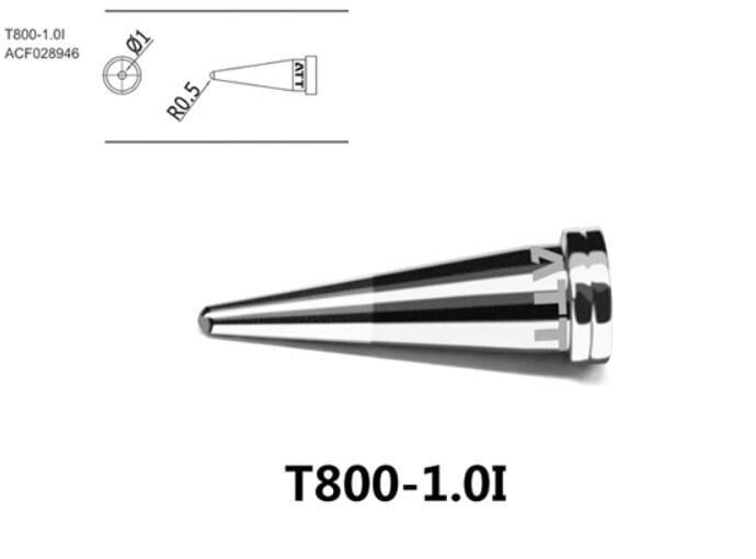 Atten T800-1.0I Havya Ucu - Konik iğne 1.0 mm