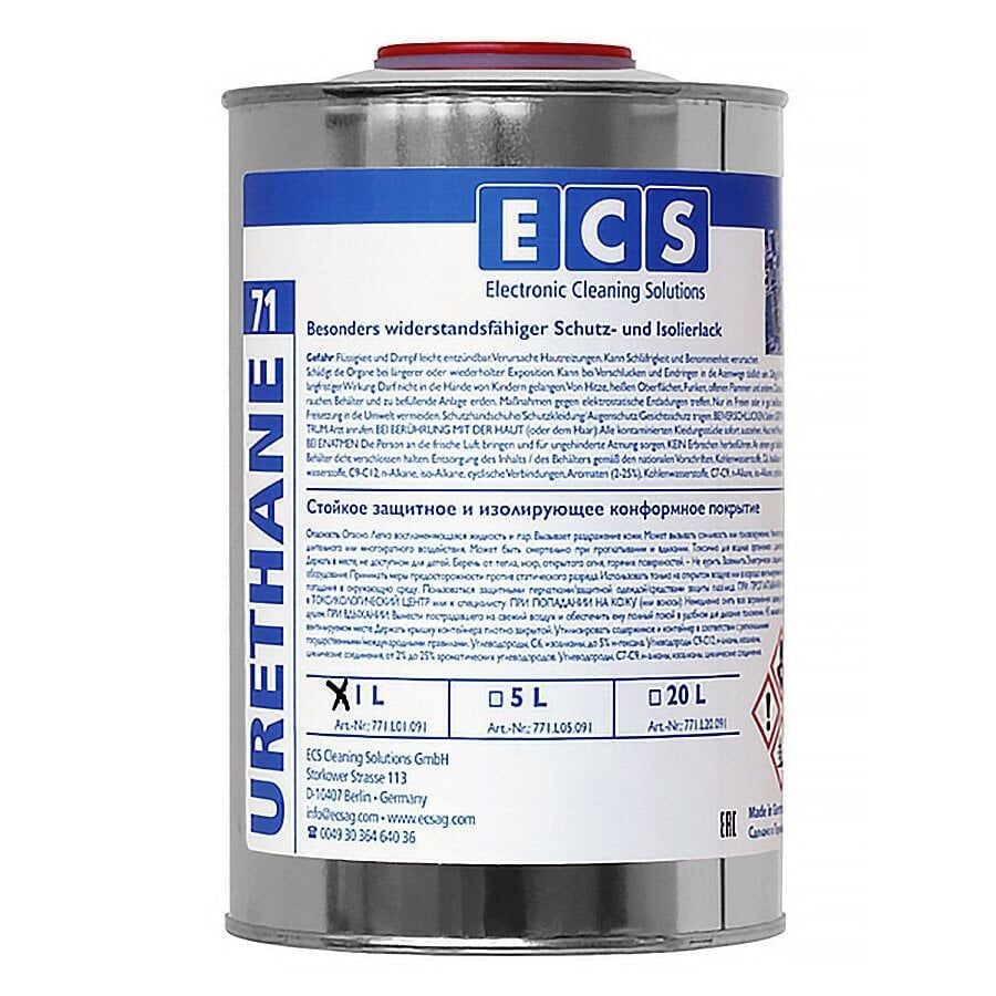 ECS URETHANE PCB  Koruyucu Konformal Kaplama 1 Litre