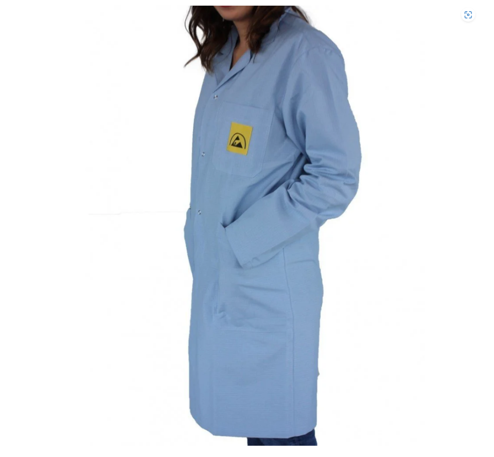 ESD Önlük (Mavi) XL Beden