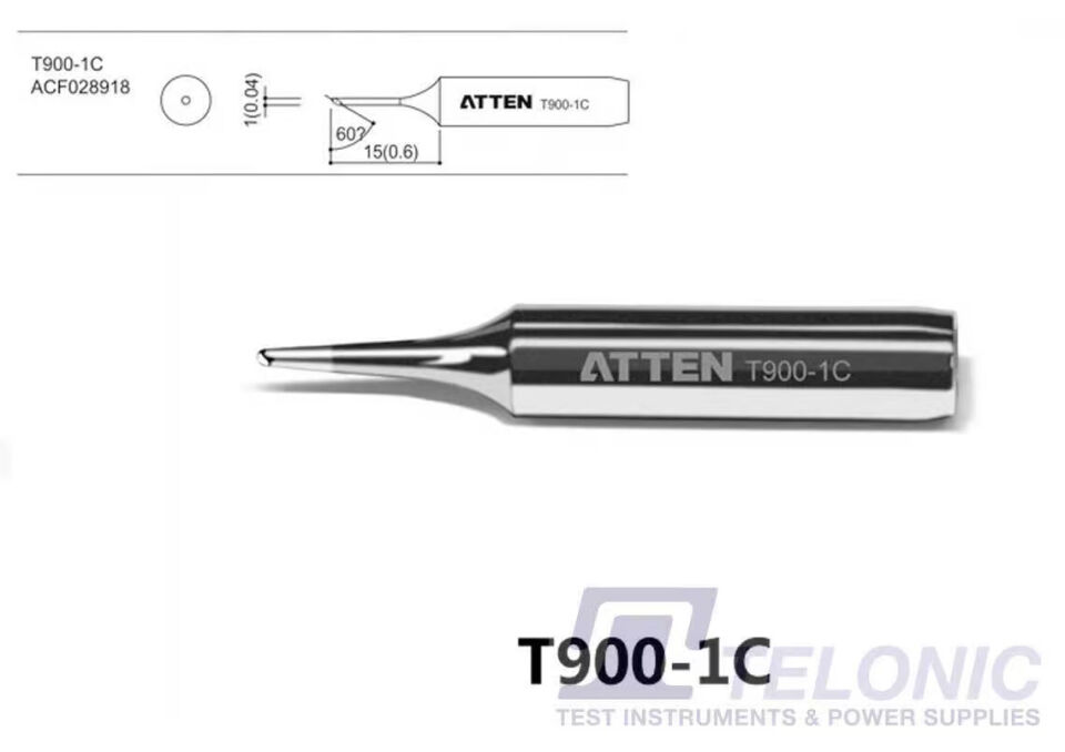 Atten T9130-1C Havya Ucu - Eğik kesik 1 mm