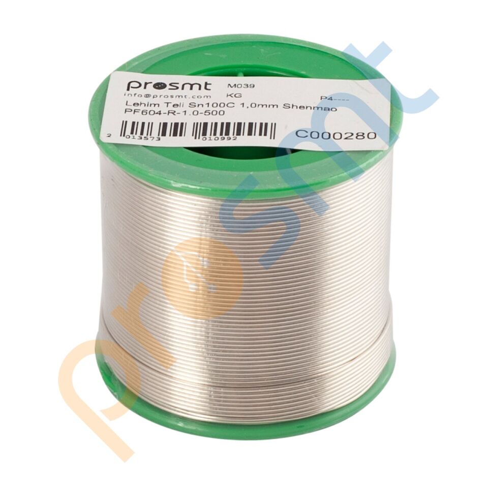 Lehim Teli Sn100C 1,0mm Shenmao PF604-R-1.0-500
