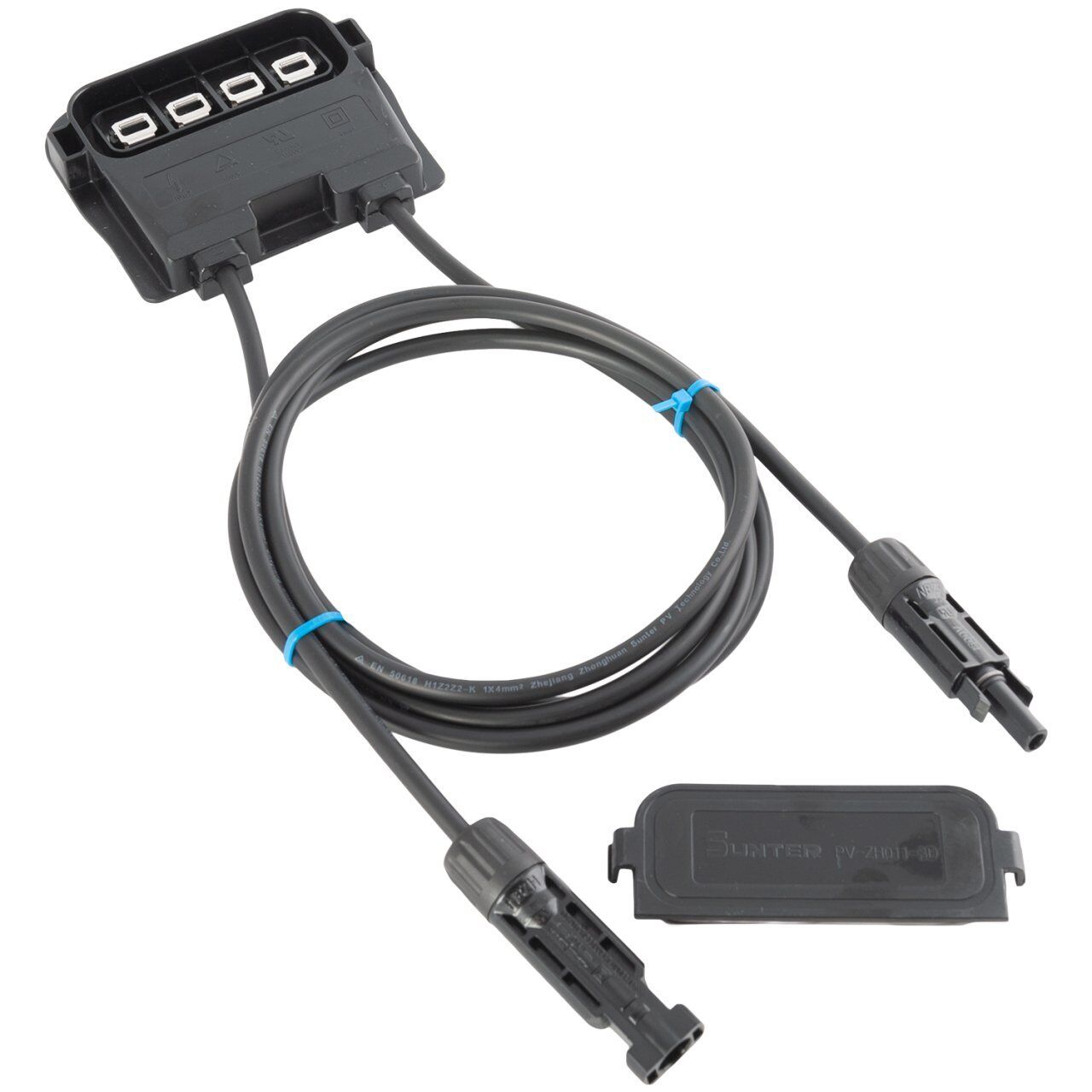 PV-ZH011-3D Jbox 1500V, 1.1m cable, PV-ZH202B Con., clamping