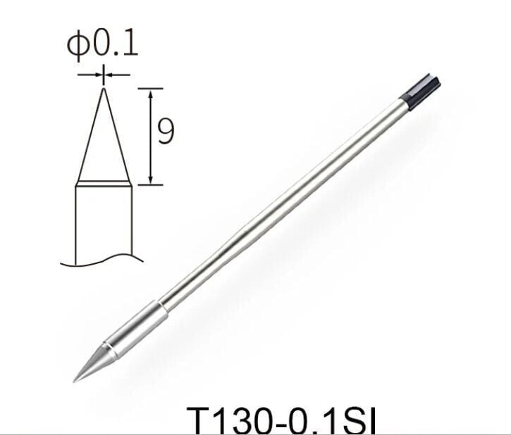 Atten T130-0.1IS Havya Ucu - 0.1 mm İnce Konik Uç