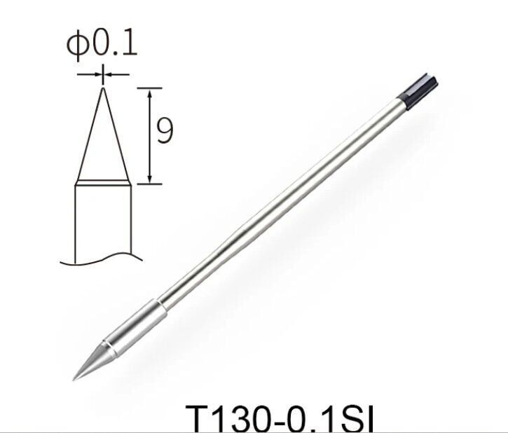 Atten T130-0.1IS Havya Ucu - 0.1 mm İnce Konik Uç