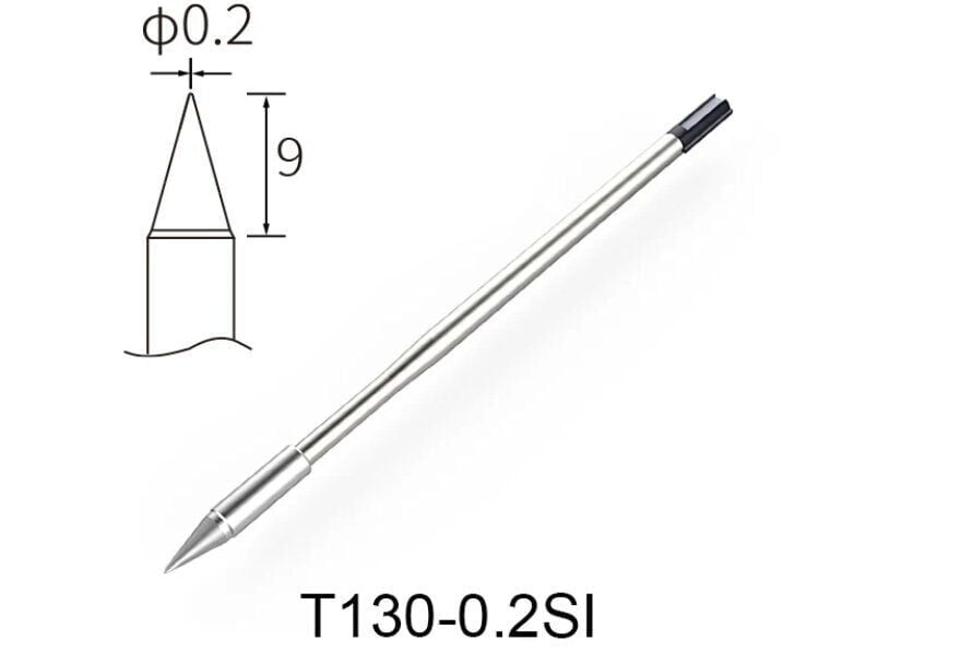 Atten T130-0.2SI Havya Ucu - İnce konik 0.2 mm