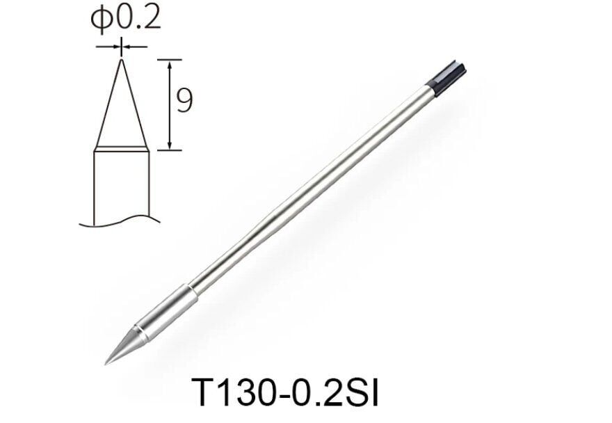 Atten T130-0.2SI Havya Ucu - İnce konik 0.2 mm