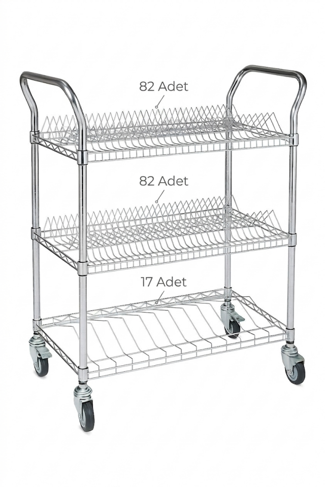 ESD PCB Makara Depolama Arabası - Antistatik Taşıma