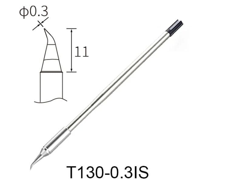 Atten T130-0.3IS Havya Ucu - İnce konik 0.3 mm