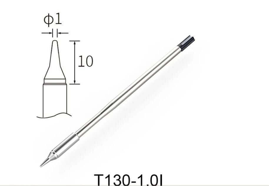 Atten T130-1.0I Havya Ucu - Konik iğne 1.0 mm