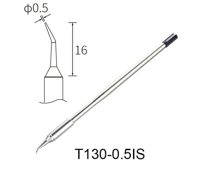 Atten T130-0.5IS Havya Ucu - İnce konik 0.5 mm