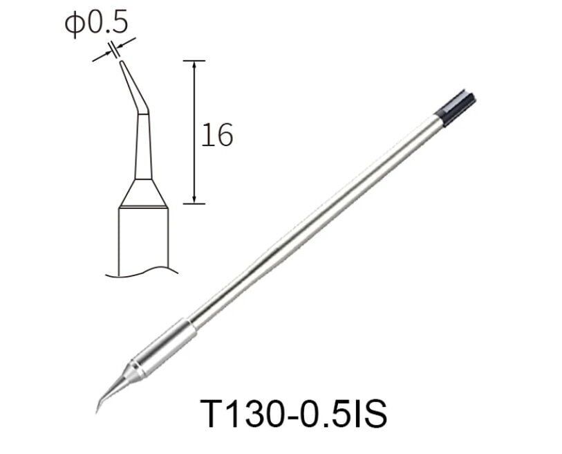 Atten T130-0.5IS Havya Ucu - İnce konik 0.5 mm