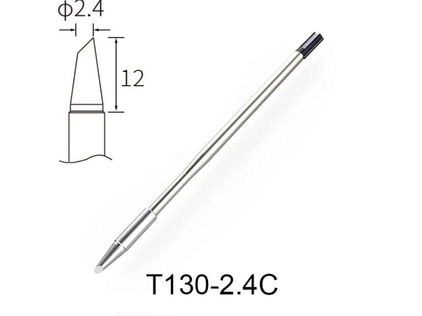 Atten T130-2.4C Havya Ucu - Eğik kesik 2.4 mm