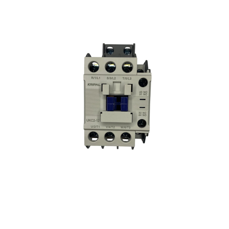 KRİPAL UKC2-12 Kontaktör 12A 3 Kutuplu 220VAC 1NO+1NC
