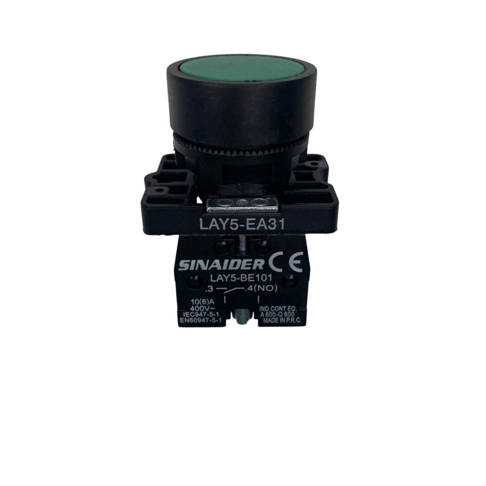 SINAIDER LAY5-EA31 22mm Yeşil Buton
