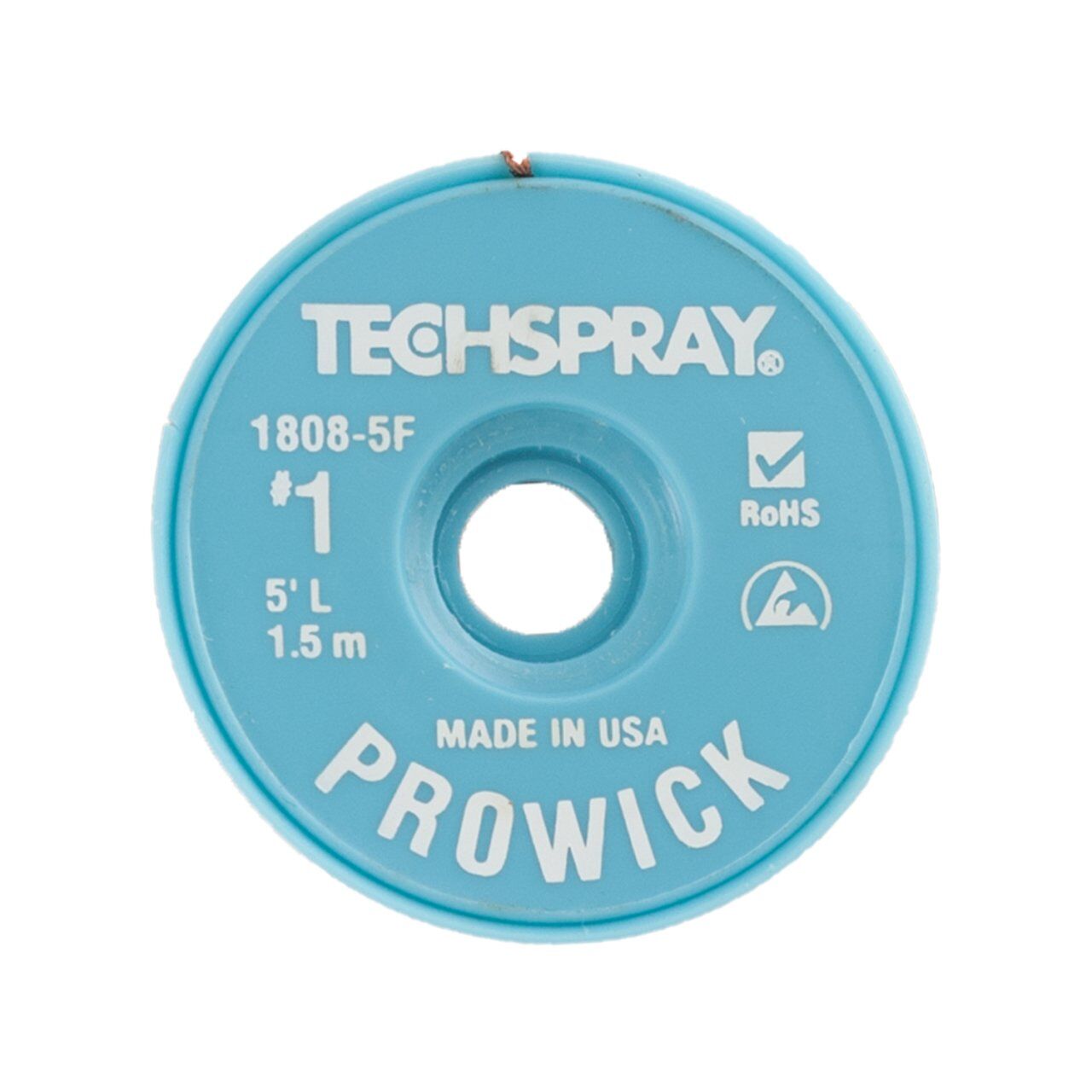 0,9mmx1,5m Lehim Alma Teli Beyaz 1808-5F Pro-Wick