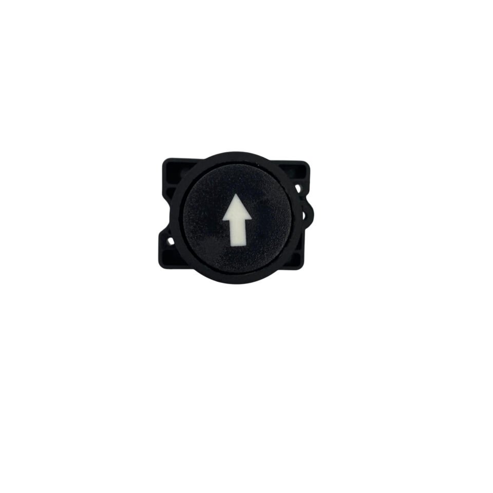 BUTON, 22MM AŞAĞI YÖNLÜ (SİYAH) / LAY5-EA3351