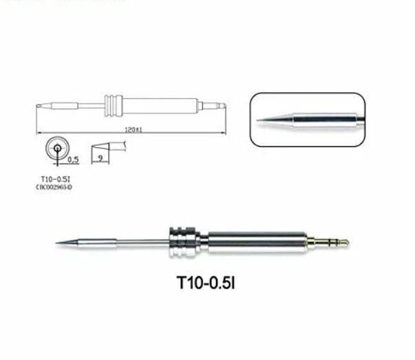 Atten T-10-0.5I Havya Ucu - Konik iğne 0.5 mm