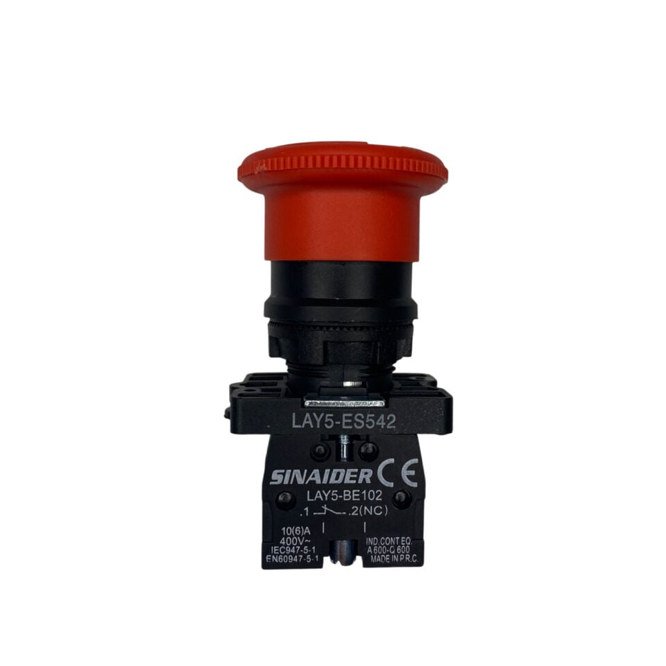 LAY5-ES542 Acil Stop Buton - Bas Çevir 40mm