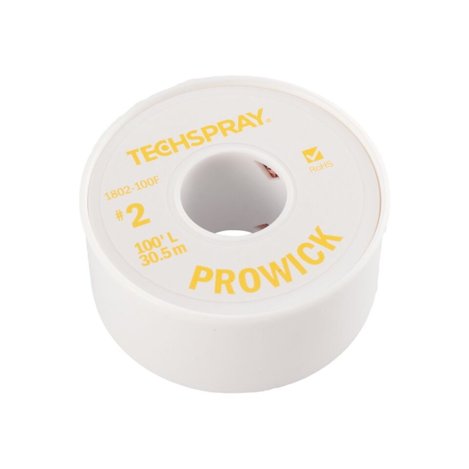 1,4mm x 30,5m Lehim Alma Teli Sarı 1802-100F Pro-Wick®