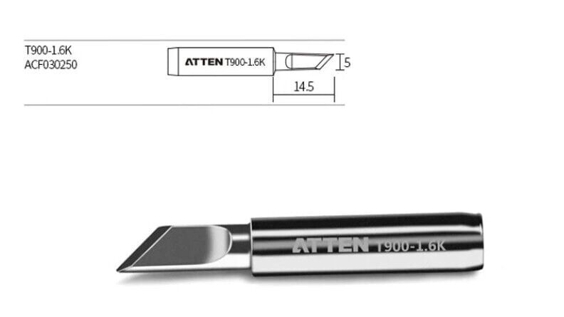 Atten T900-1.6K Havya Ucu - Bıçak 1.6 mm