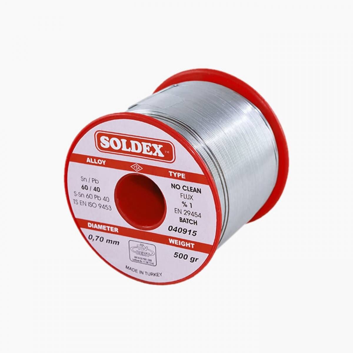 Soldex Sn60Pb40 Lehim Teli 0.75 mm 500 gr - Kurşunlu