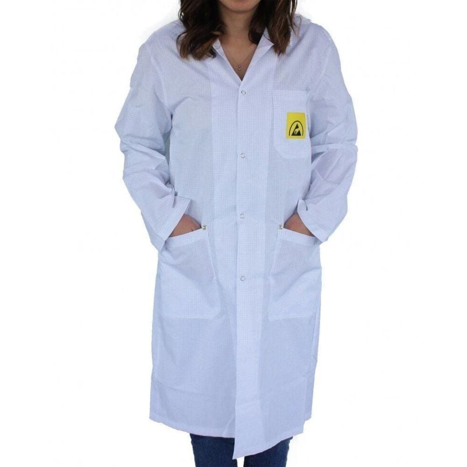 ESD Önlük (Beyaz) 3XL Beden