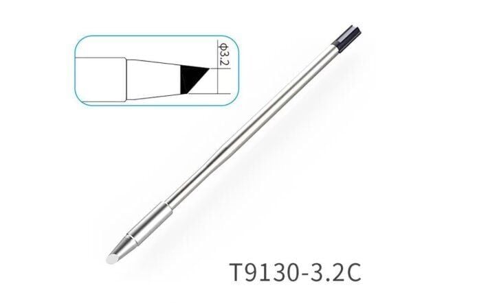 Atten T9130-3.2C Havya Ucu - Eğik kesik 3.2 mm