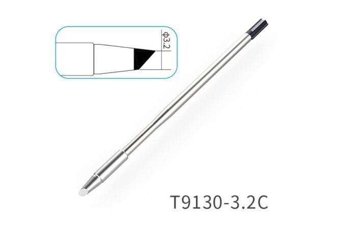 Atten T9130-3.2C Havya Ucu - Eğik kesik 3.2 mm