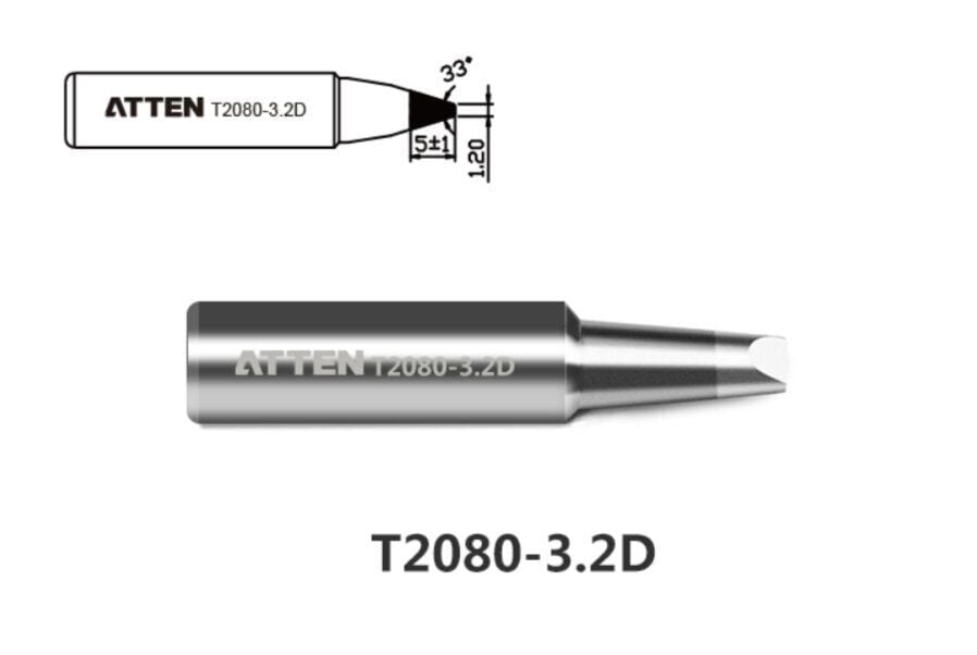 Atten T2080-3.2D Havya Ucu - Keski 3.2 mm