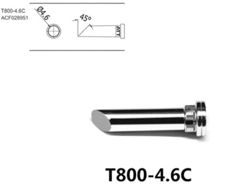 Atten T800-4.6C Havya Ucu - Eğik kesik 4.6 mm
