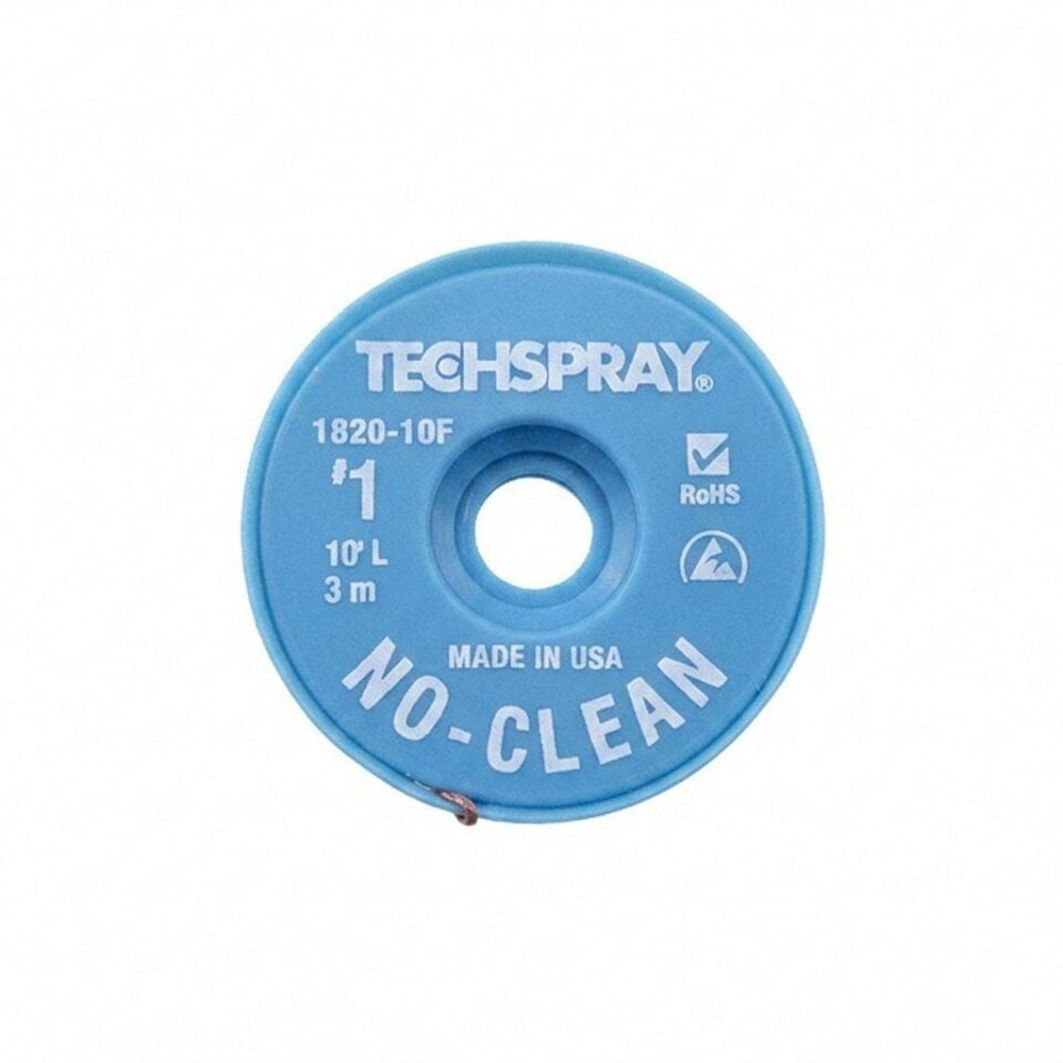 Techspray 1820-10F Lehim Alma Teli Beyaz (0,9mmx3m) No-Clean