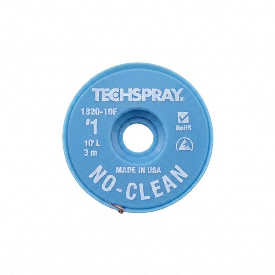 Techspray 1820-10F Lehim Alma Teli Beyaz (0,9mmx3m) No-Clean