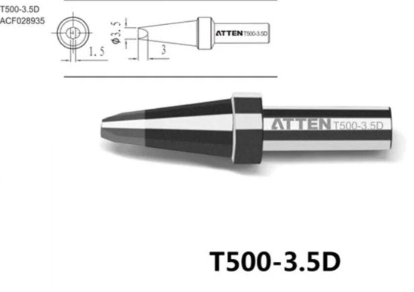 Atten T500-3.5D Havya Ucu - Keski 3.5 mm
