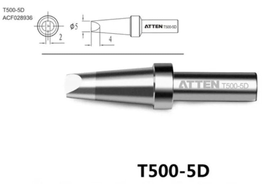 Atten T500-5D Havya Ucu - Keski 5 mm