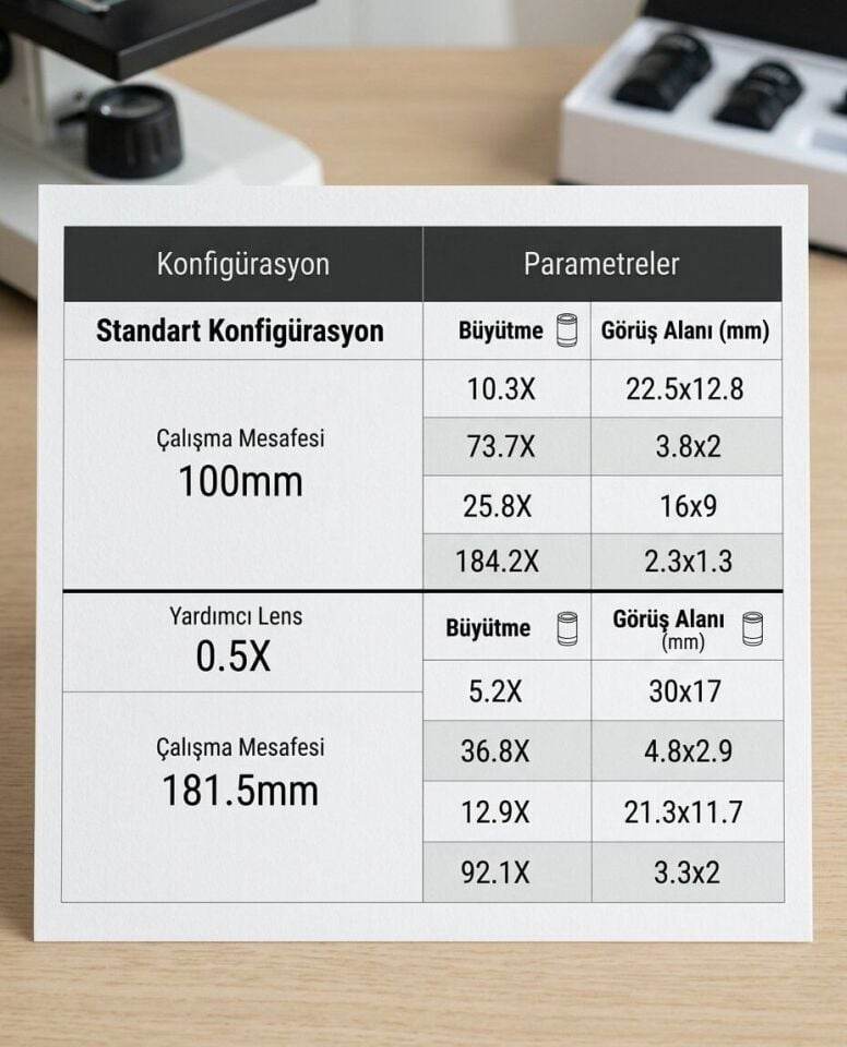 ProZoom 0.5x Objektif Lens - Digi7/Digi9-3D Uyumlu