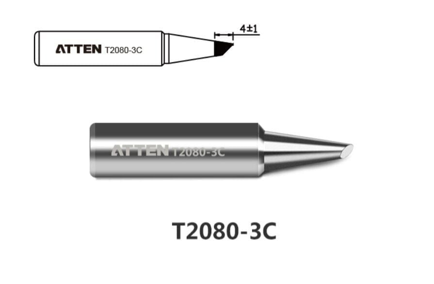 Atten T2080-3C Havya Ucu - Eğik kesik 3 mm